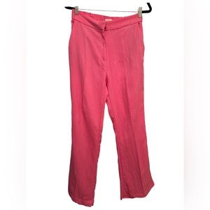 H&M Pink wide leg pants size 10